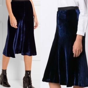 Alexander Wang velvet Midi skirt